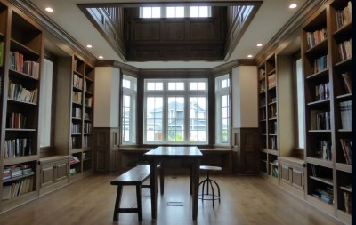 traditional old english library