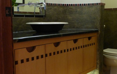art deco bathroom