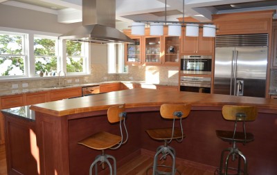 curved cabinets kitchen island 1