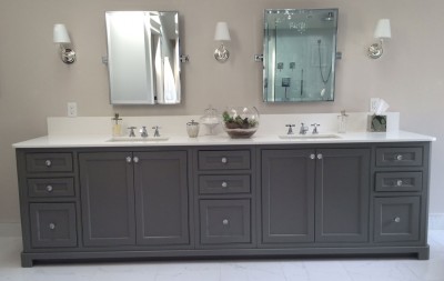 bathroom cabinets grey vanity